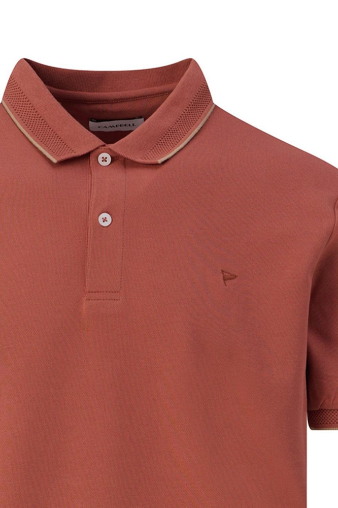 JORDAN POLO 096119 9801 Baked clay dark orange
